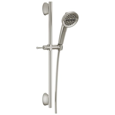 DELTA Universal Showering Components: 3-Setting Slide Bar Handshower 51386-SS-PR